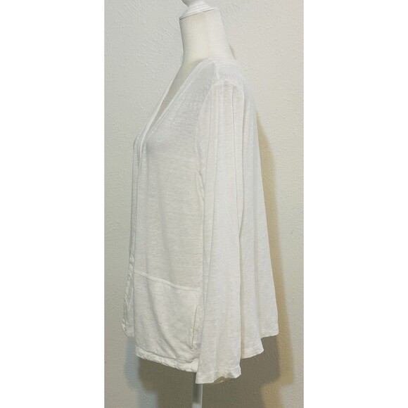 Habitat Clothes To Live In Women Size XL Linen Cardigan Lagenlook Minimalist - Picture 5 of 11